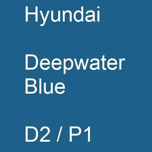 Hyundai, Deepwater Blue, D2 / P1.